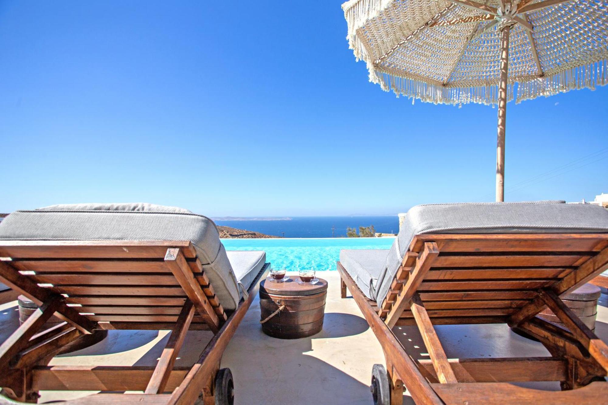 Villa Panamera Mykonos, Private Heaven, Supreme View! Fanari Екстериор снимка