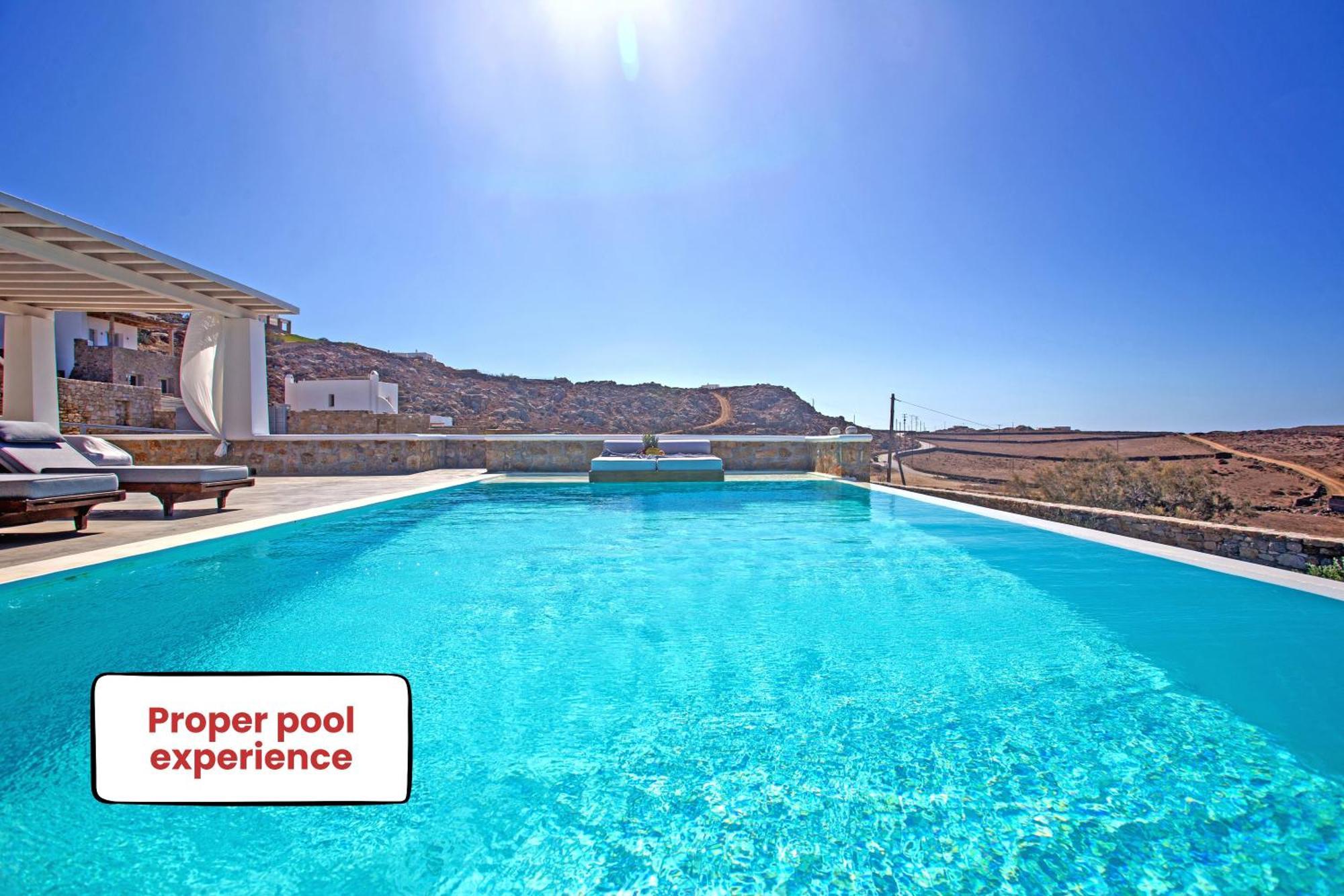 Villa Panamera Mykonos, Private Heaven, Supreme View! Fanari Екстериор снимка