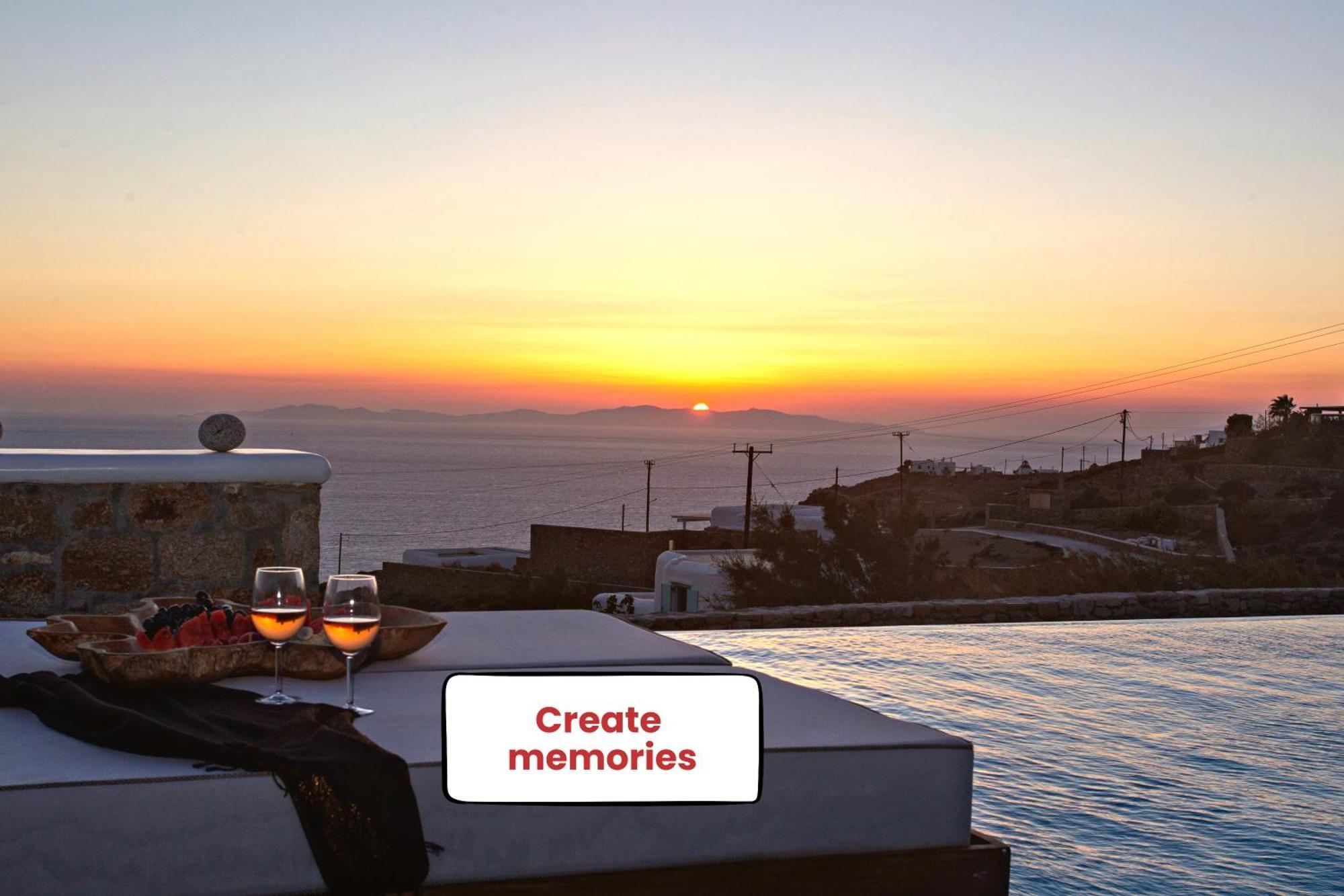Villa Panamera Mykonos, Private Heaven, Supreme View! Fanari Екстериор снимка
