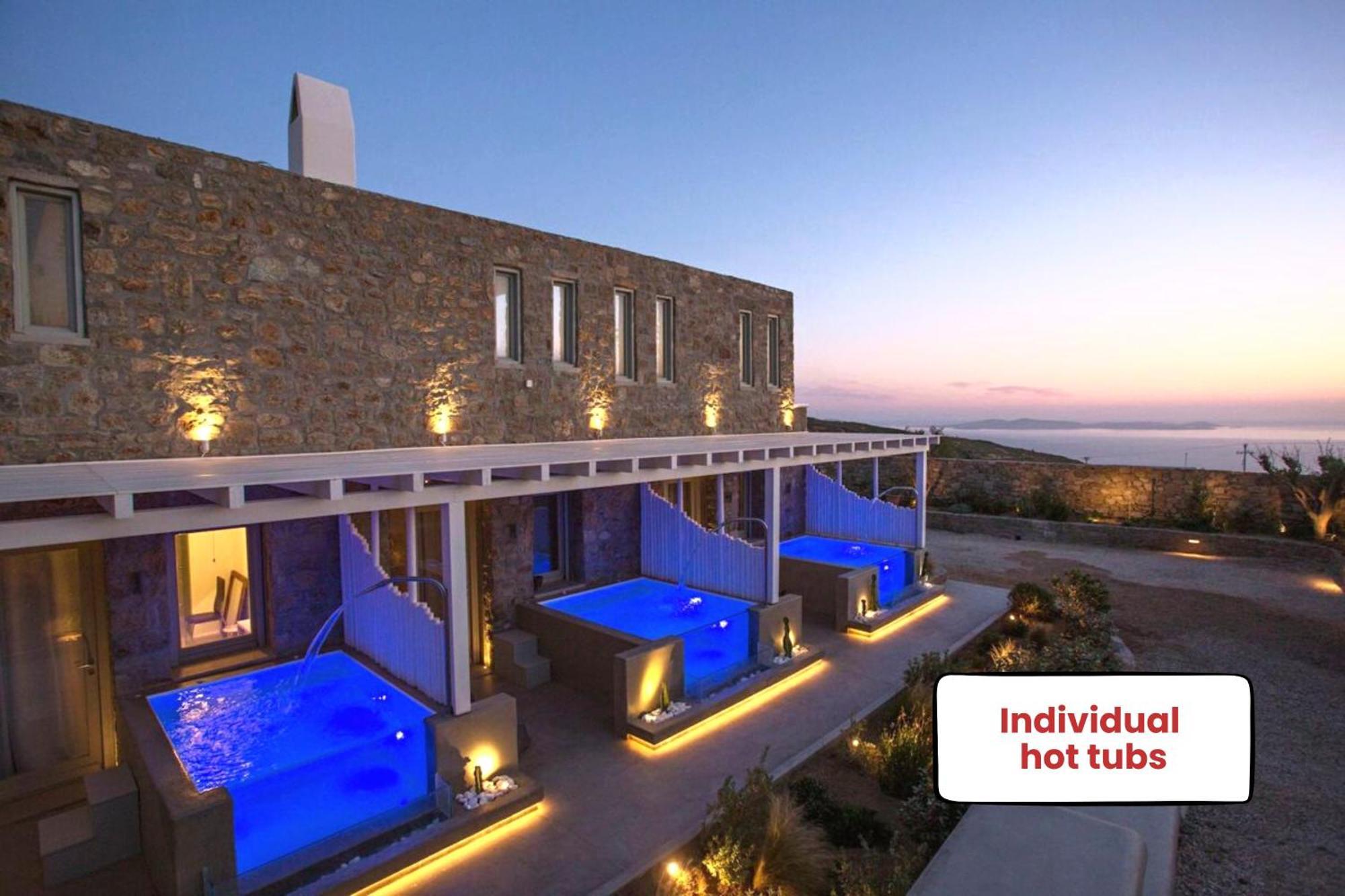 Villa Panamera Mykonos, Private Heaven, Supreme View! Fanari Екстериор снимка