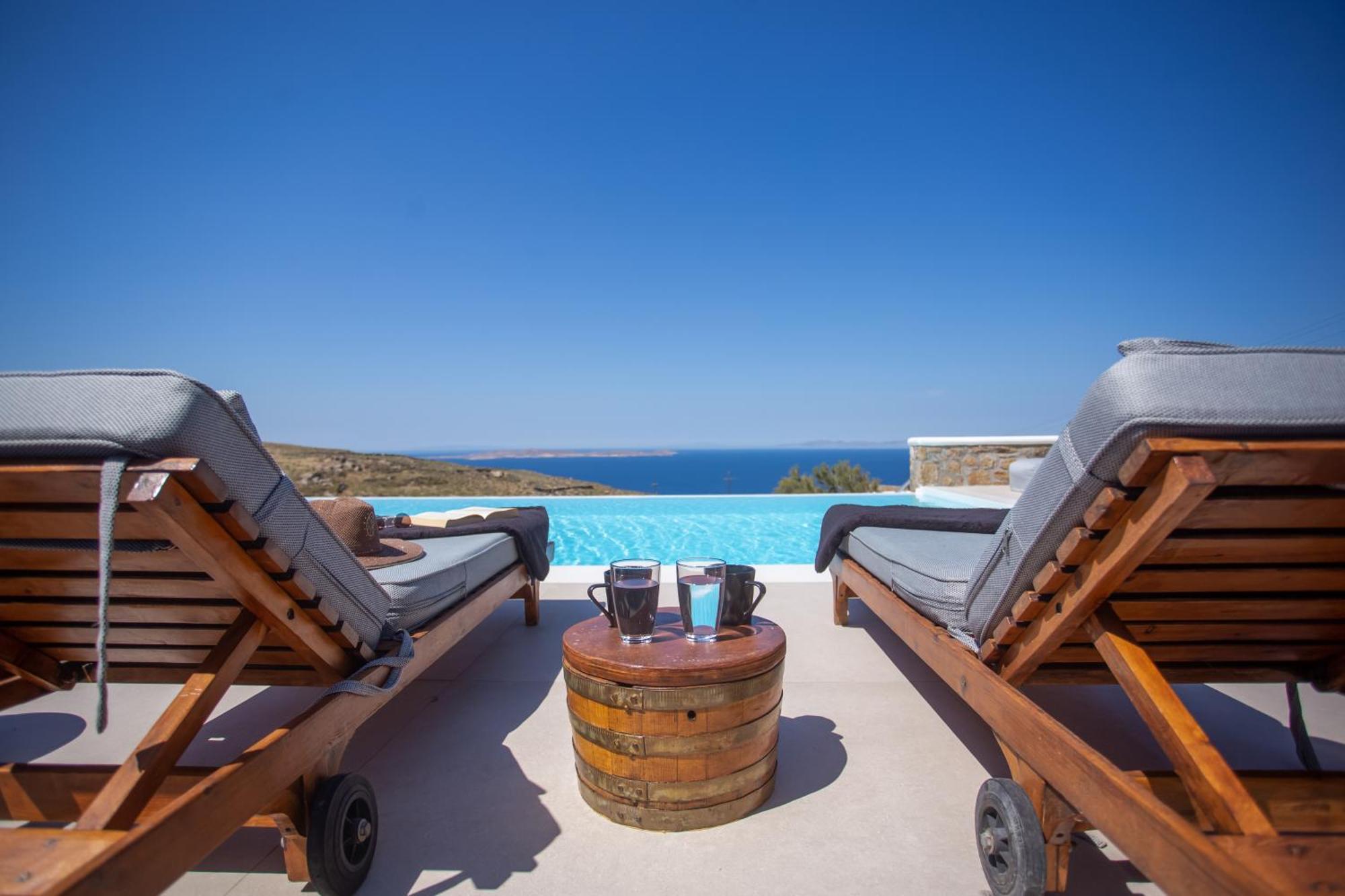Villa Panamera Mykonos, Private Heaven, Supreme View! Fanari Екстериор снимка