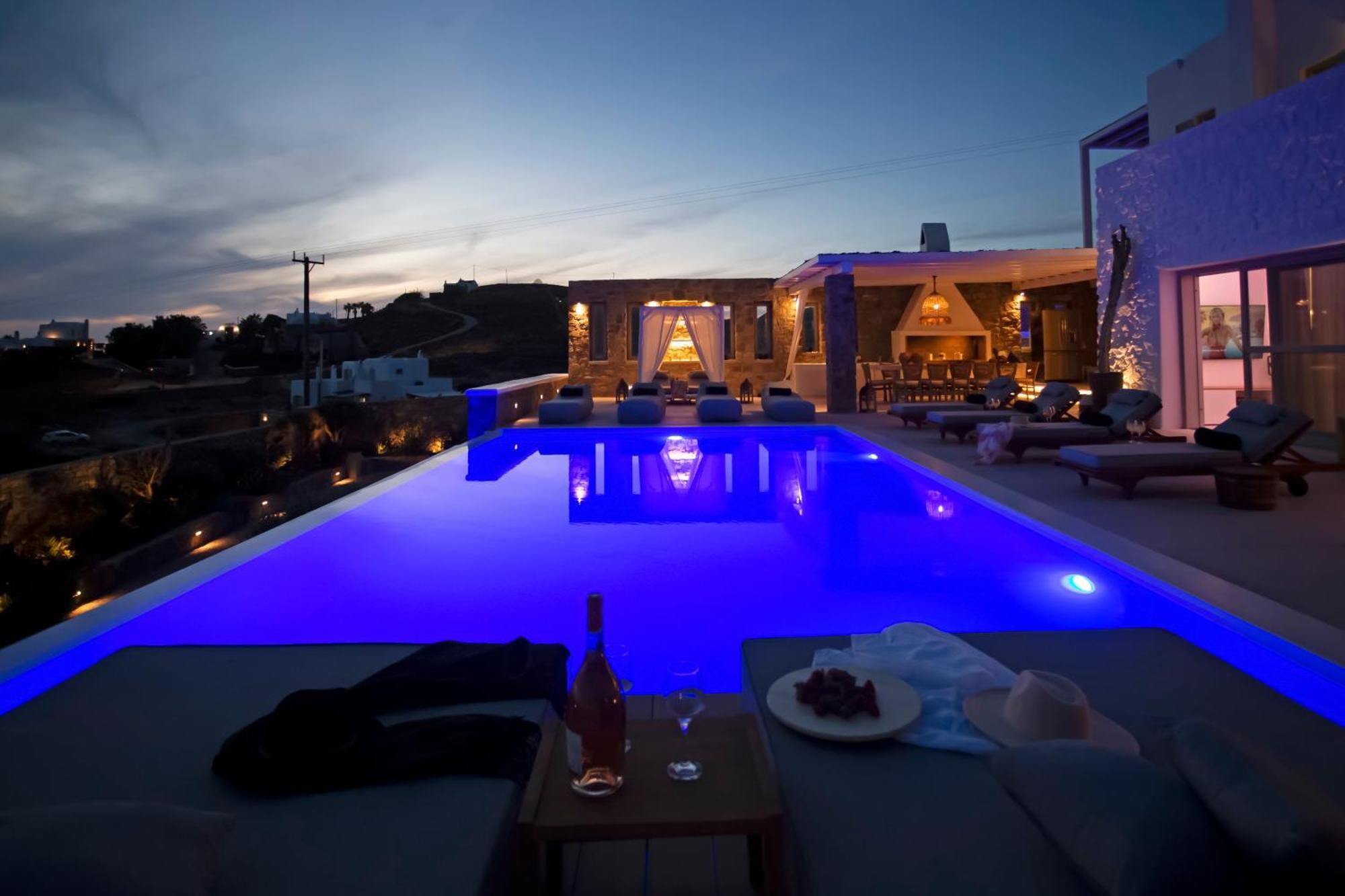Villa Panamera Mykonos, Private Heaven, Supreme View! Fanari Екстериор снимка