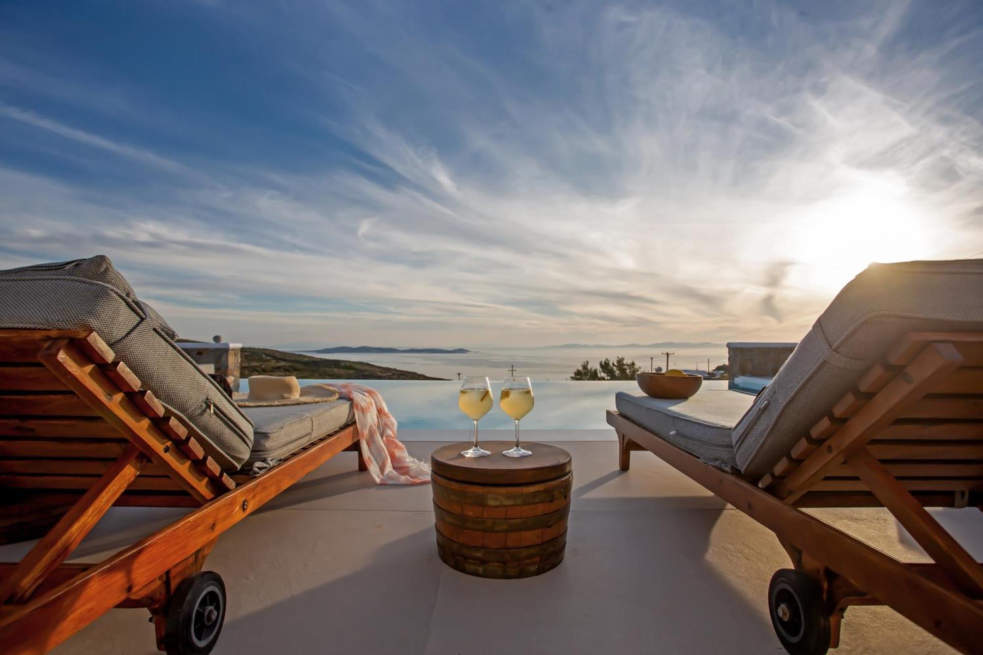 Villa Panamera Mykonos, Private Heaven, Supreme View! Fanari Екстериор снимка