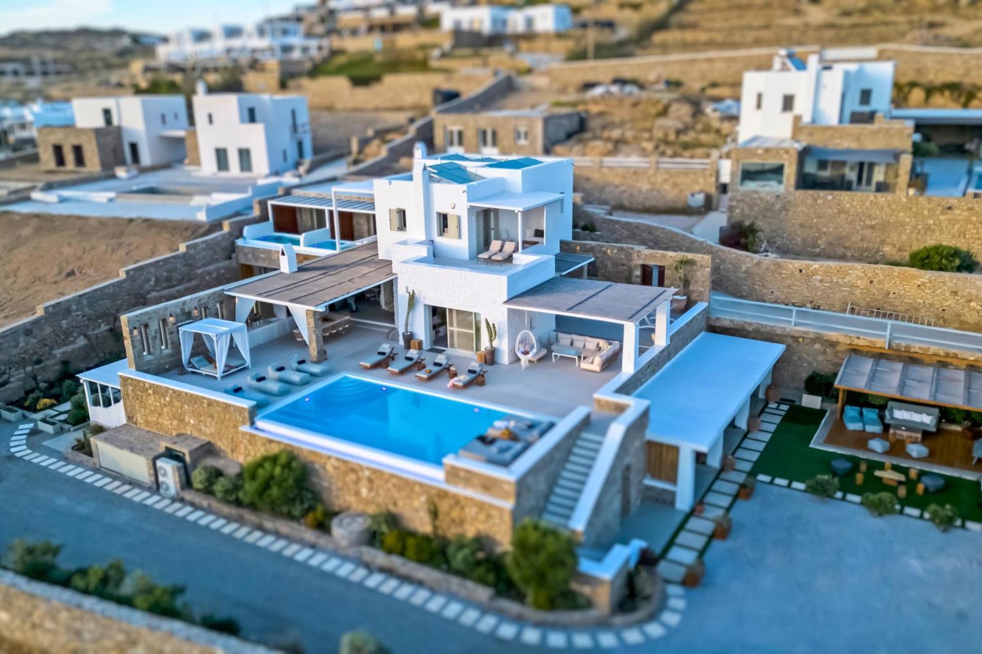 Villa Panamera Mykonos, Private Heaven, Supreme View! Fanari Екстериор снимка